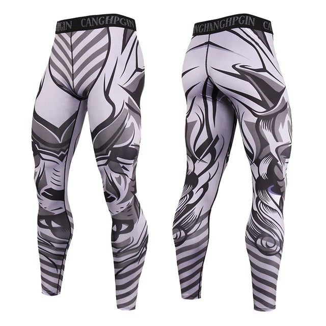 Men's Running Leggings Sportswear Quick Dry Gym Fitness Training Jogging Sports Pants