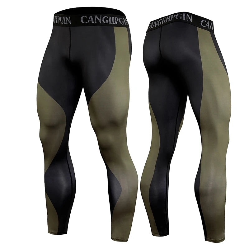 Men's Running Leggings Sportswear Quick Dry Gym Fitness Training Jogging Sports Pants