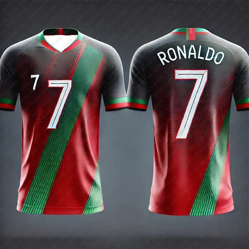 Summer Men's Short Sleeve T-Shirt Cristiano Ronaldo