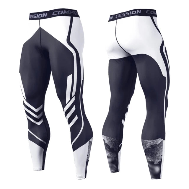 Men's Running Leggings Sportswear Quick Dry Gym Fitness Training Jogging Sports Pants