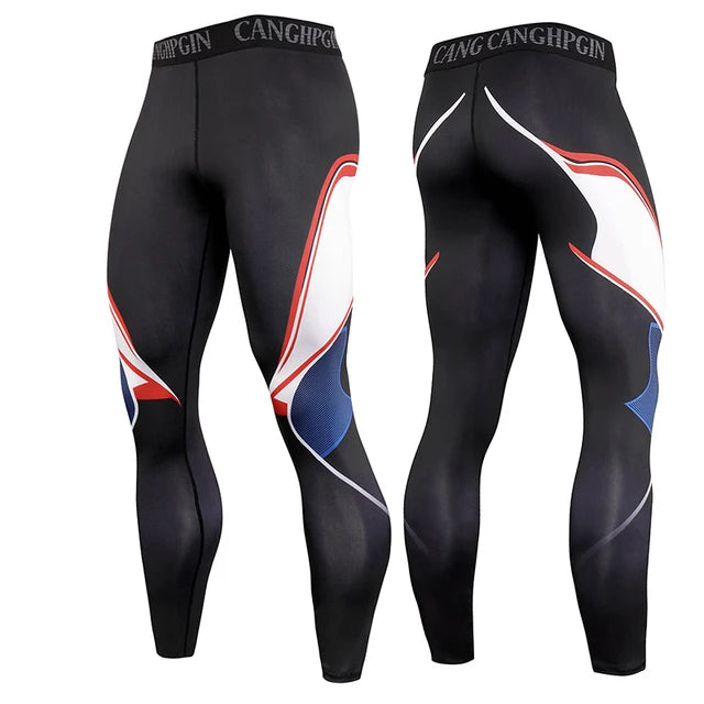 Men's Running Leggings Sportswear Quick Dry Gym Fitness Training Jogging Sports Pants