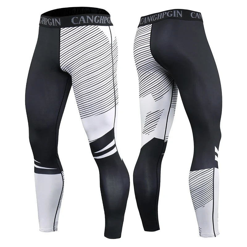 Men's Running Leggings Sportswear Quick Dry Gym Fitness Training Jogging Sports Pants