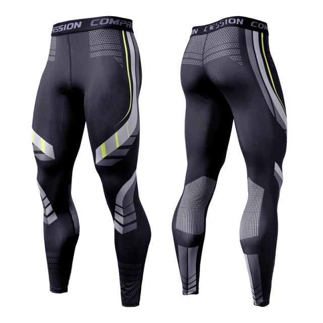 Men's Running Leggings Sportswear Quick Dry Gym Fitness Training Jogging Sports Pants