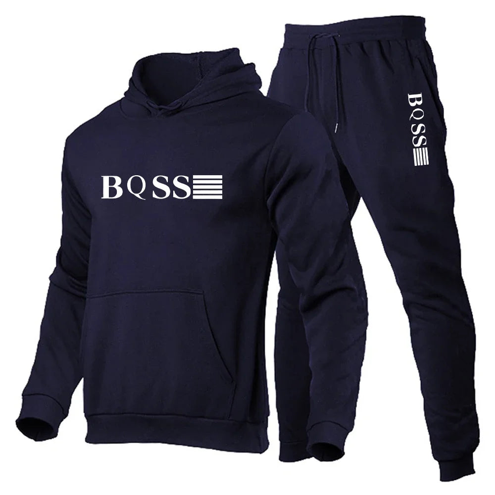 Sports Suits Fashion Tracksuit Hoodies + Pants